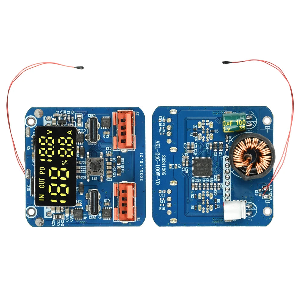4S PD 100W Buck-Boost Fast-Charging Module 20V 5A Bidirectional