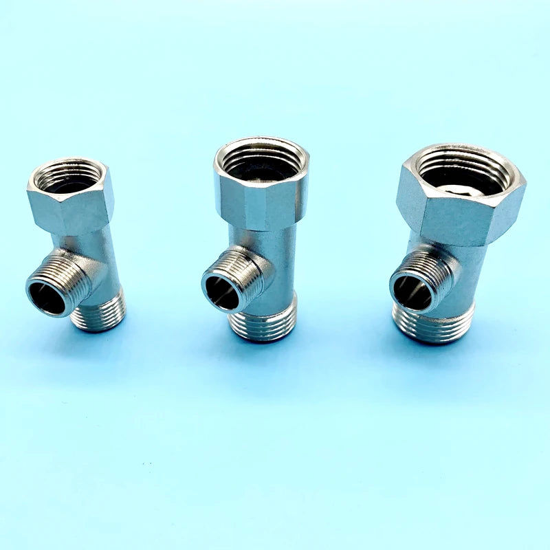 Brass Tee Adapter Male Female Thread 3/8–7/8 Inch | Wasourlf