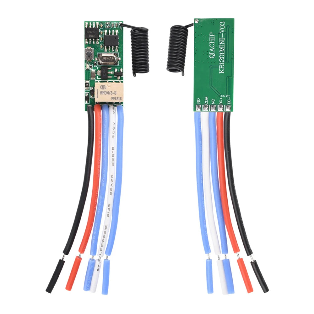 433MHz Mini Wireless Remote Switch Module DC3V–18V | LED & DIY