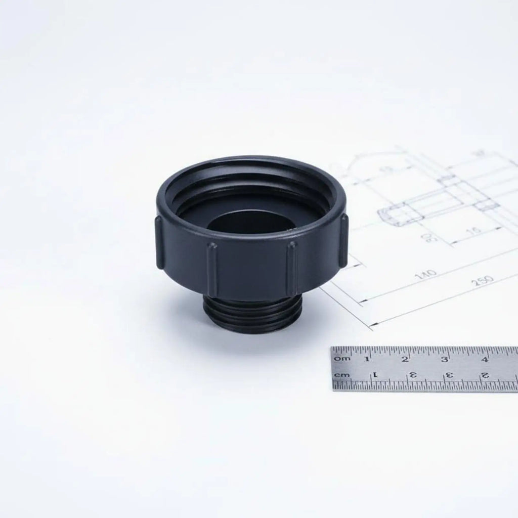 IBC Valve Adapter 3" to 2" Coarse Thread Converter – 4 Pack