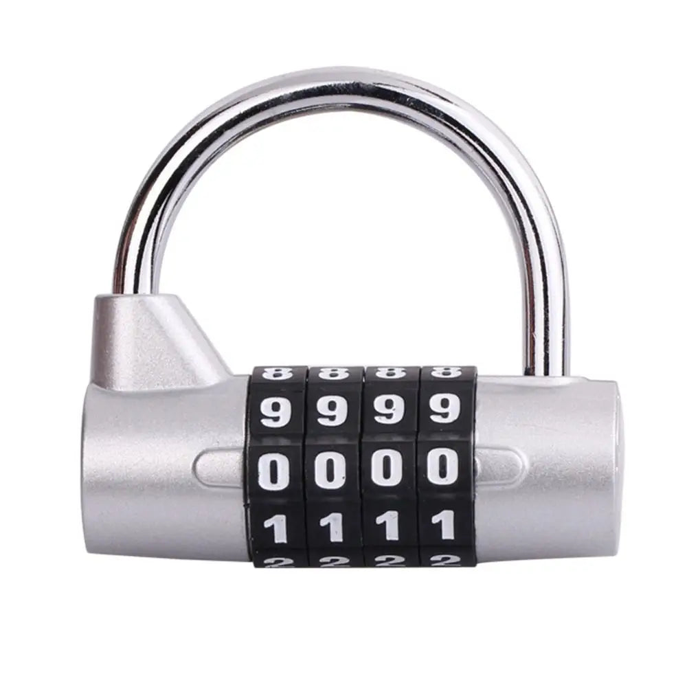4-Digit Combination Padlock – Luggage, Gym & Cabinet Lock