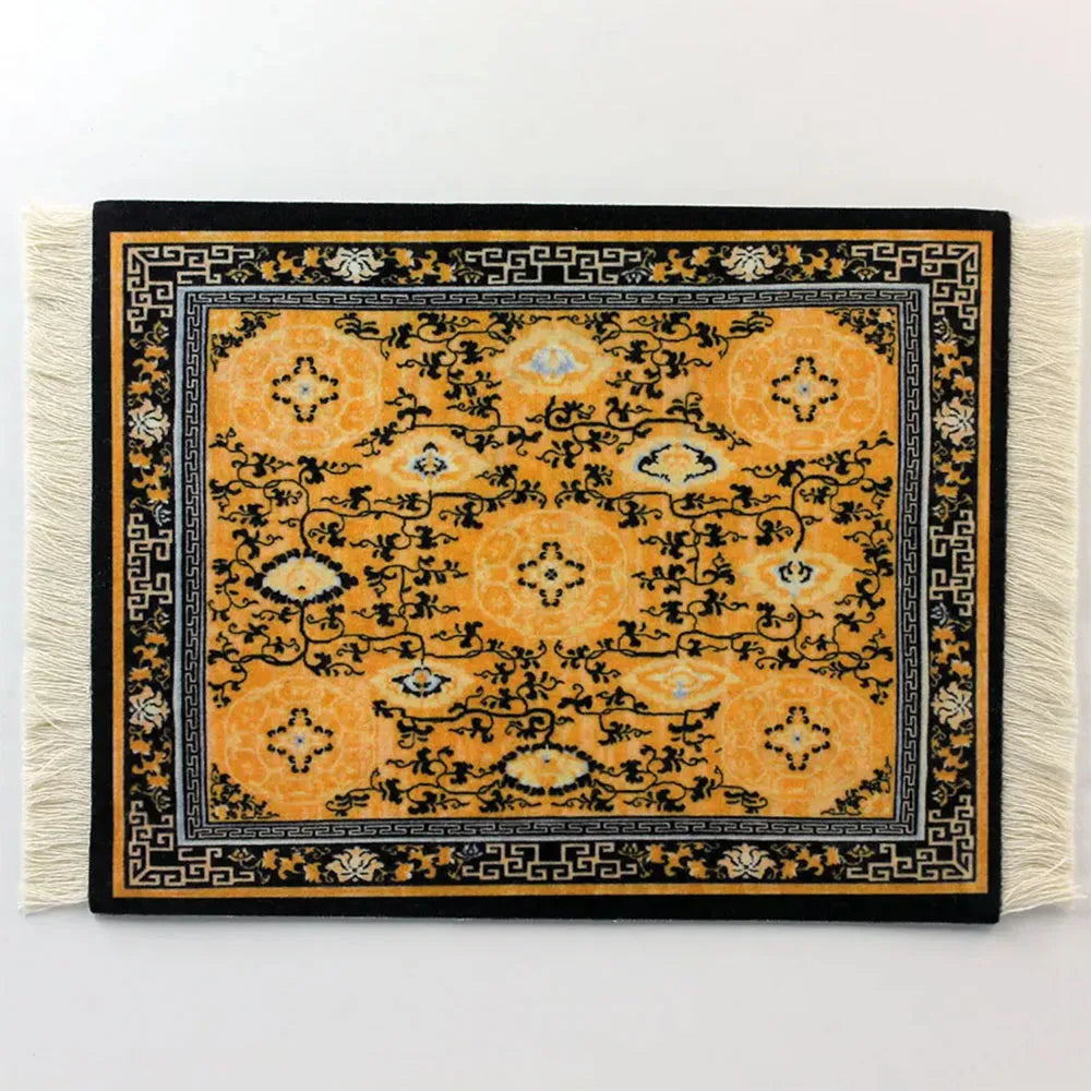 Persian Carpet Mouse Pad – Anti-Slip Rubber Gaming Mat 18×26cm