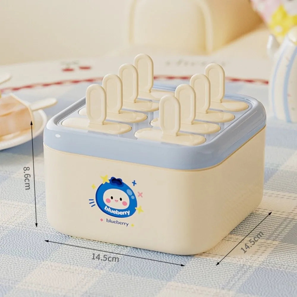Reusable DIY Popsicle Mold with Lid – Ice Cream Cube Tray