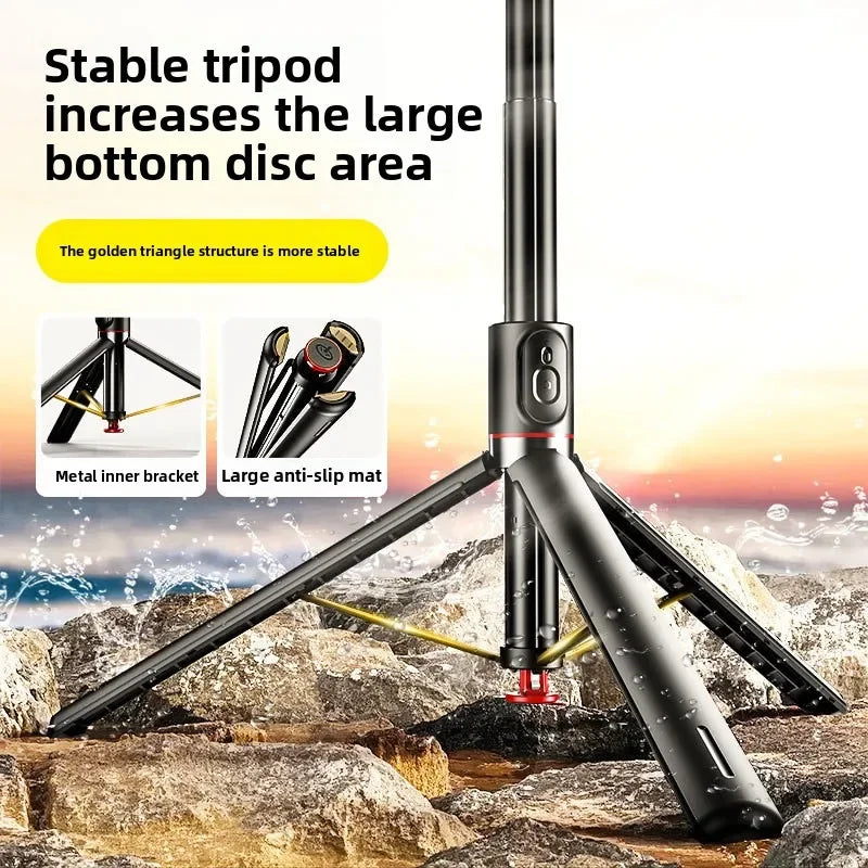 360° Rotating Selfie Stick Tripod with Bluetooth Remote