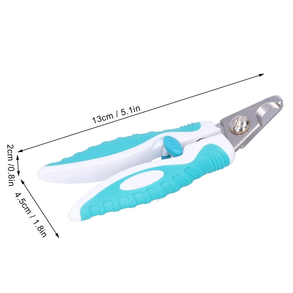 Stainless Steel Pet Nail Clippers – Dog & Cat Claw Trimmer