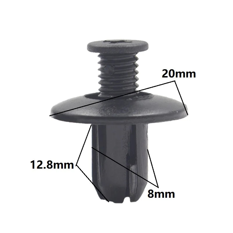 kkjoy Mixed Plastic Car Bumper Trim Retainer Clips 30/60 Pcs