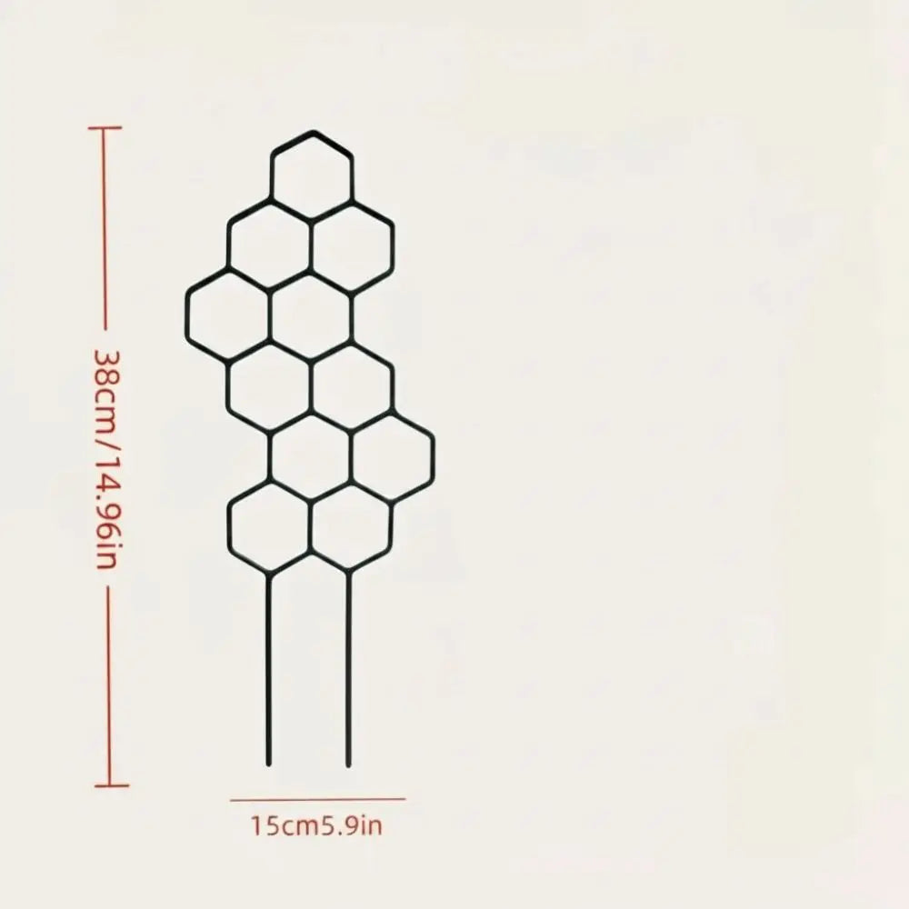 Honeycomb Plant Trellis – Rustproof Plastic Climbing Support