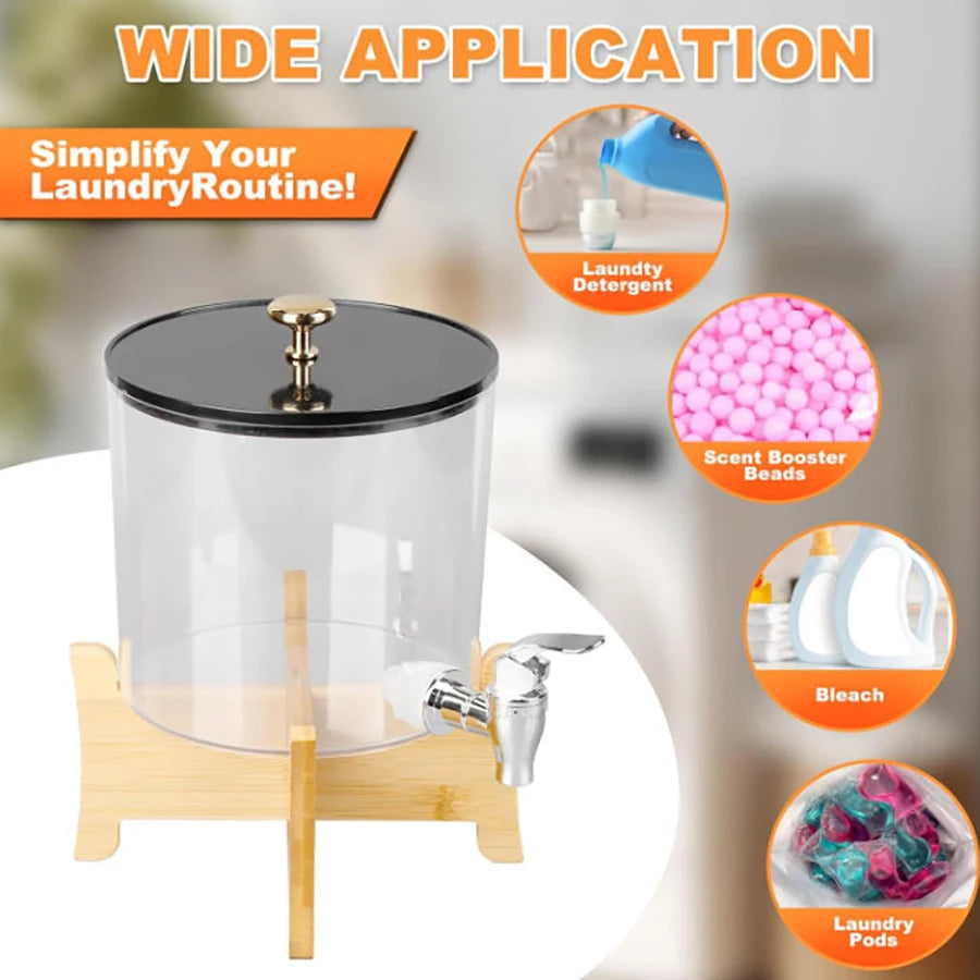 NIFTY Laundry Detergent Dispenser with Shelf Stand & Spout