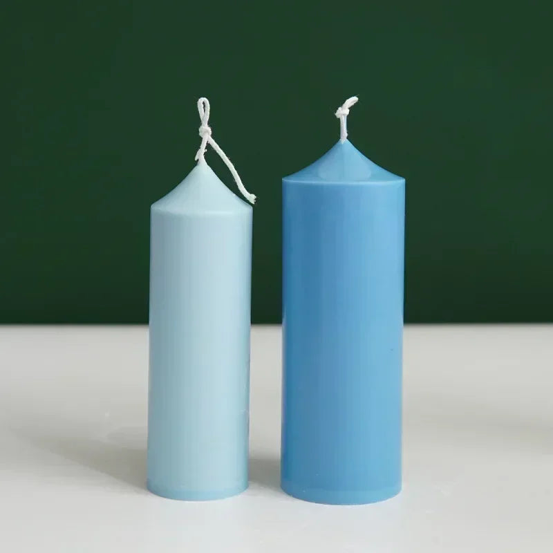 Pointed Cylindrical Acrylic Candle Mold | DIY Candle Making