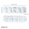 Number 0–9 Forest Animal Silicone Mold | Candle Soap Resin