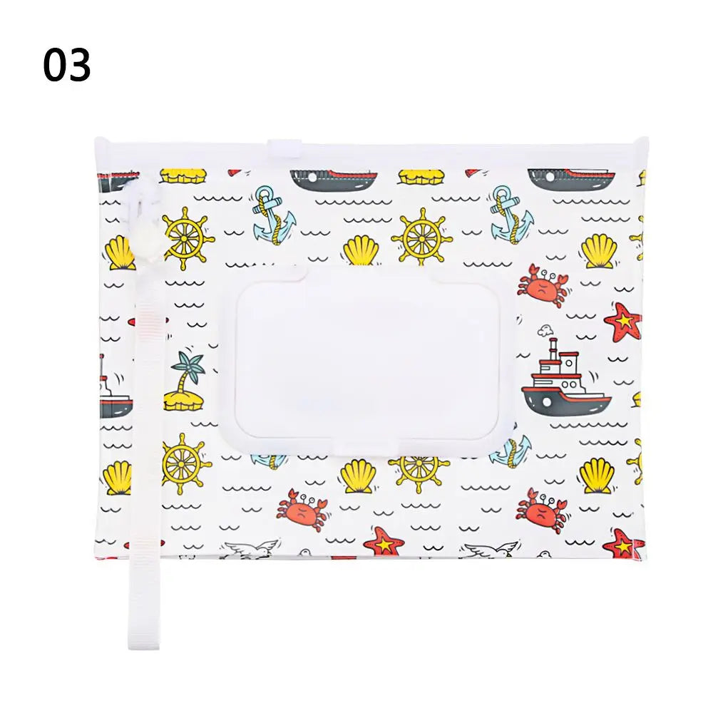 Portable Wet Wipes Bag | Hanging Tissue Case for Stroller