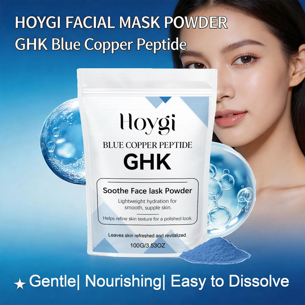 Blue Copper Peptide GHK DIY Facial Mask Powder – Hydrating