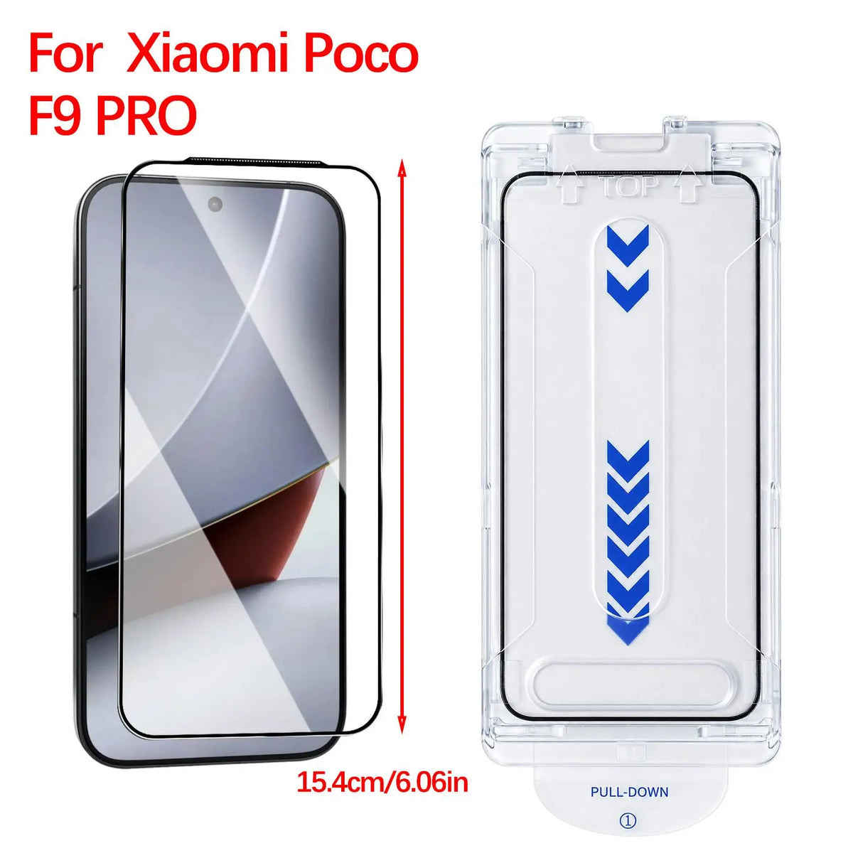 Xiaomi POCO F9 Pro/Ultra Tempered Glass Screen Protector Kit