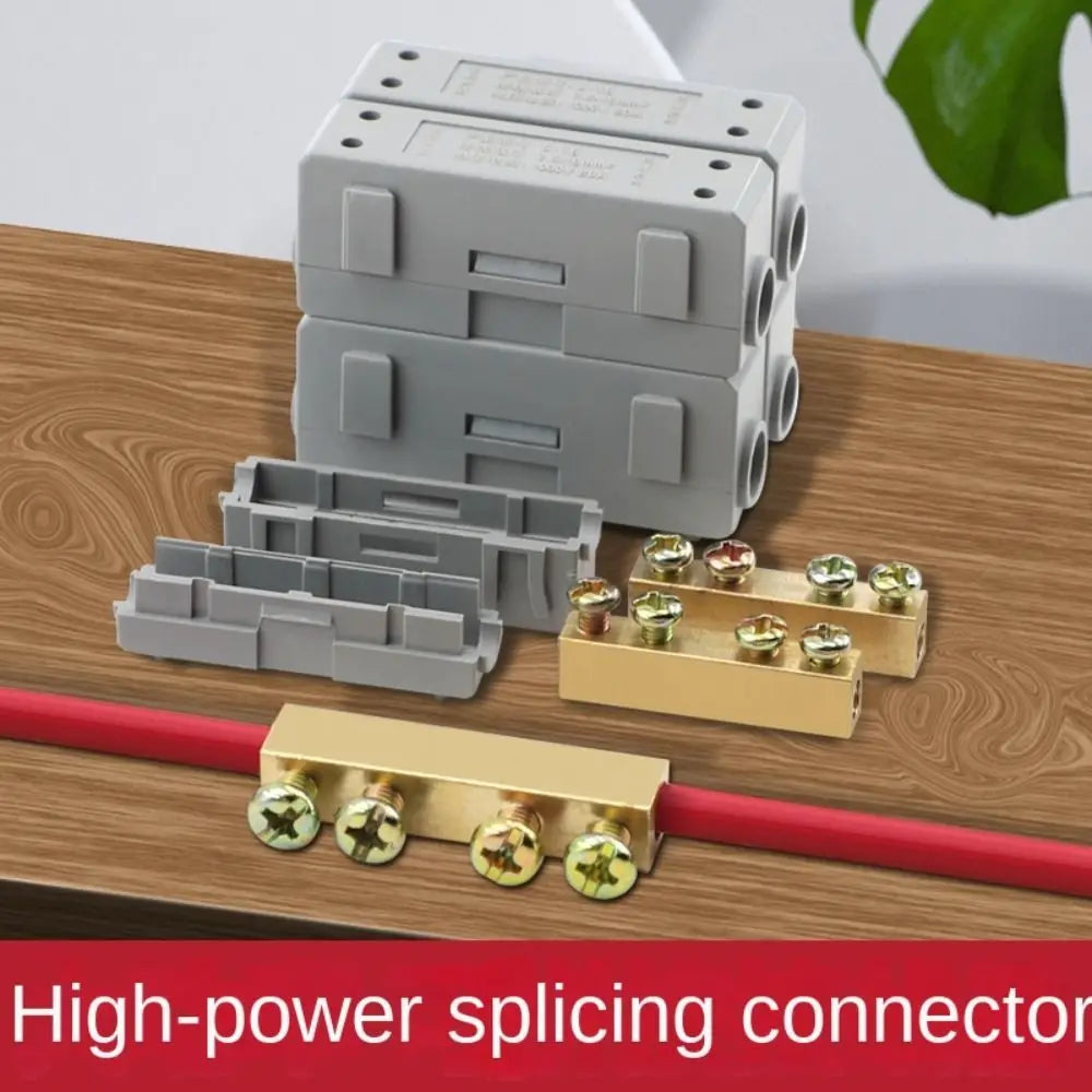 Brass Quick Wire Connector – High Power Splitter Terminal Block