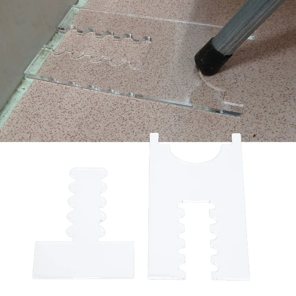 2-Pack Clear Acrylic Couch Wall Spacer | Sofa Protector