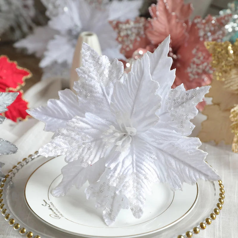 26cm Artificial Lily Flowers – Christmas & Wedding Décor
