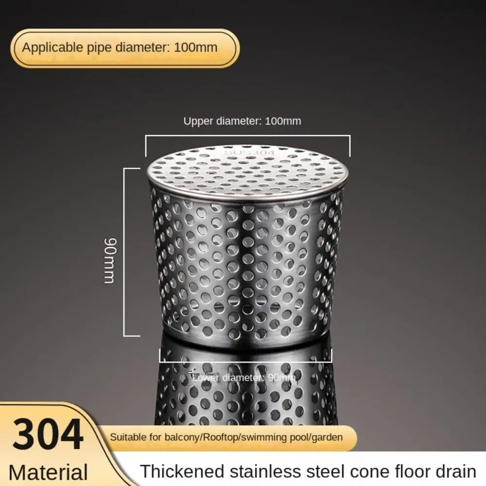 Stainless Steel Round Floor Drain Cover – Anti-Block & Rodent