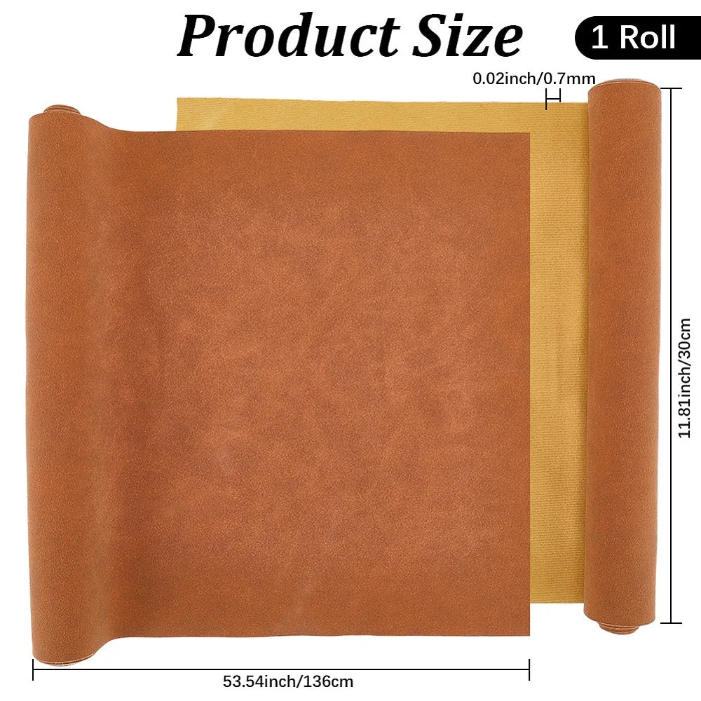 PU Faux Leather Fabric Sheet – Dark Goldenrod DIY Crafts