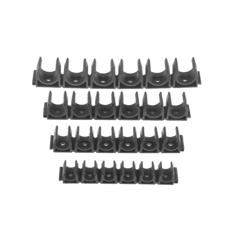 6-Way Nylon Pipe Clamp – Air Hose & Tube Holder 4–20mm
