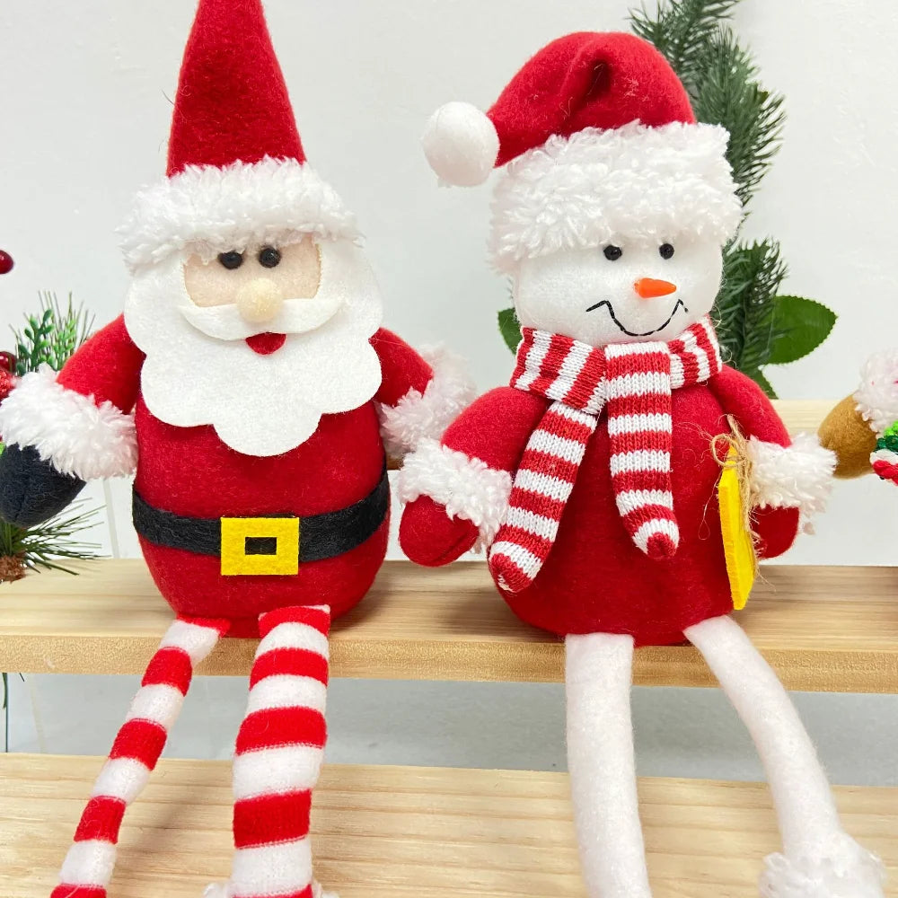 Santa Claus Snowman Reindeer Christmas Tree Ornament