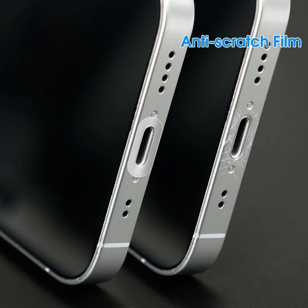 10-Pack Charging Port Protective Film – iOS, Type-C, Micro USB