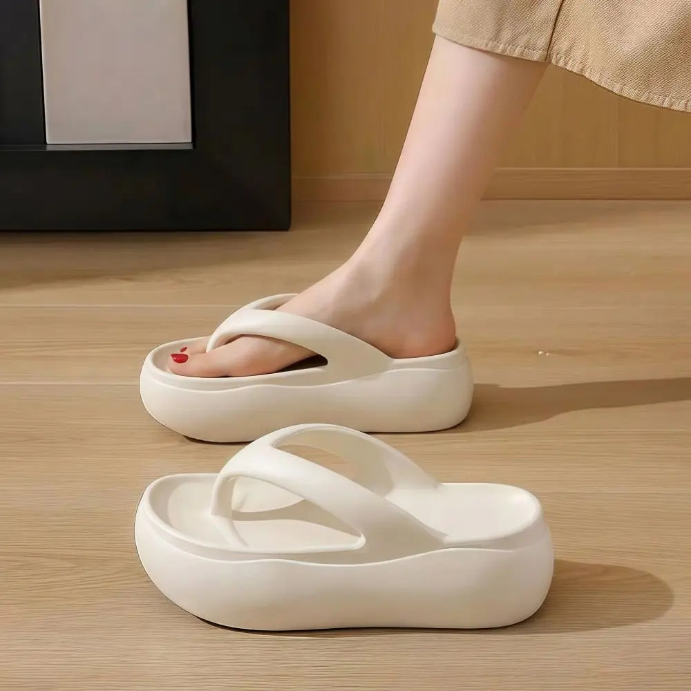 Women's 5CM Platform Flip Flops – Lightweight EVA Slippers