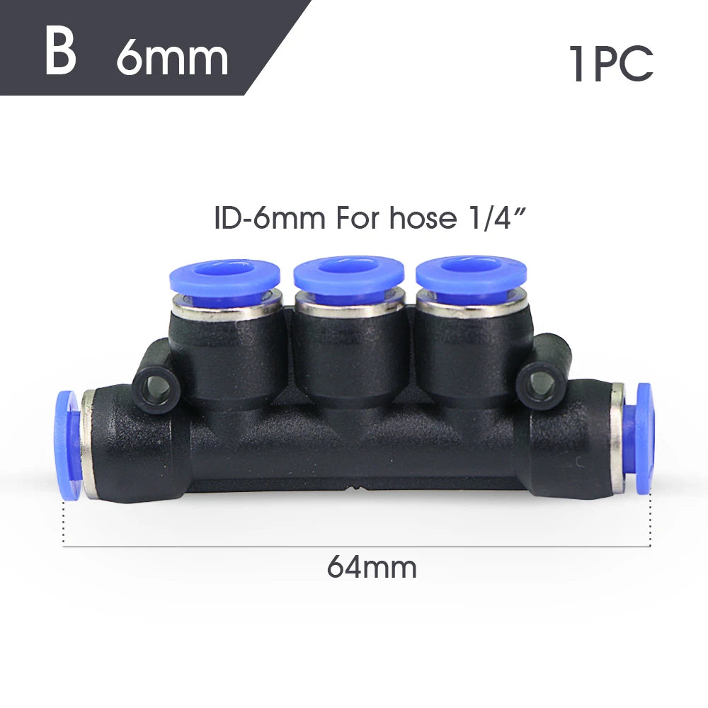 Garden Misting Atomization System – 6mm Hose Connectors