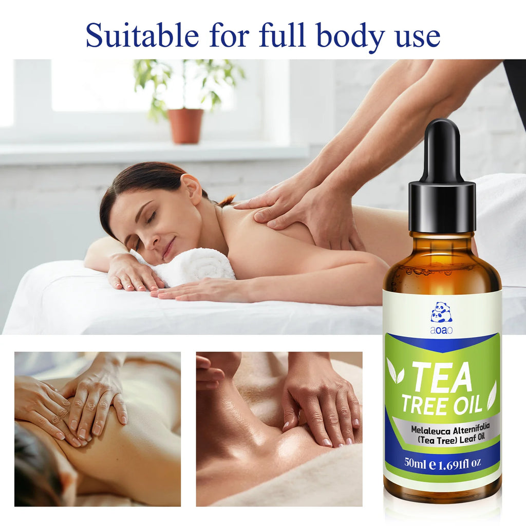 Natural Tea Tree Body Oil – Alcohol-Free Moisturizing Skin Oil