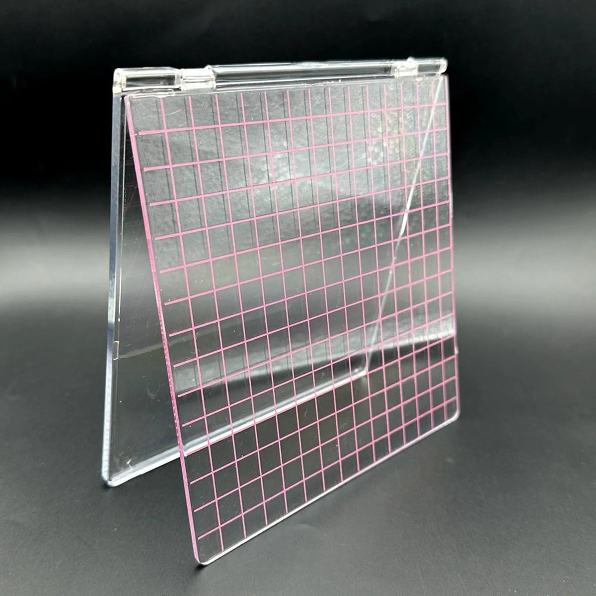 Acrylic Stamp Block Positioner | Transparent Grid Stamping Tool