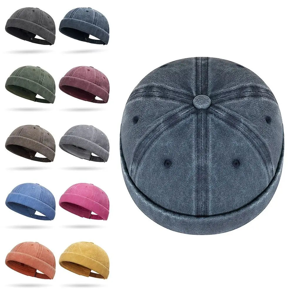Hip Hop Beanie Hat – Brimless Knit Skull Cap, Adjustable