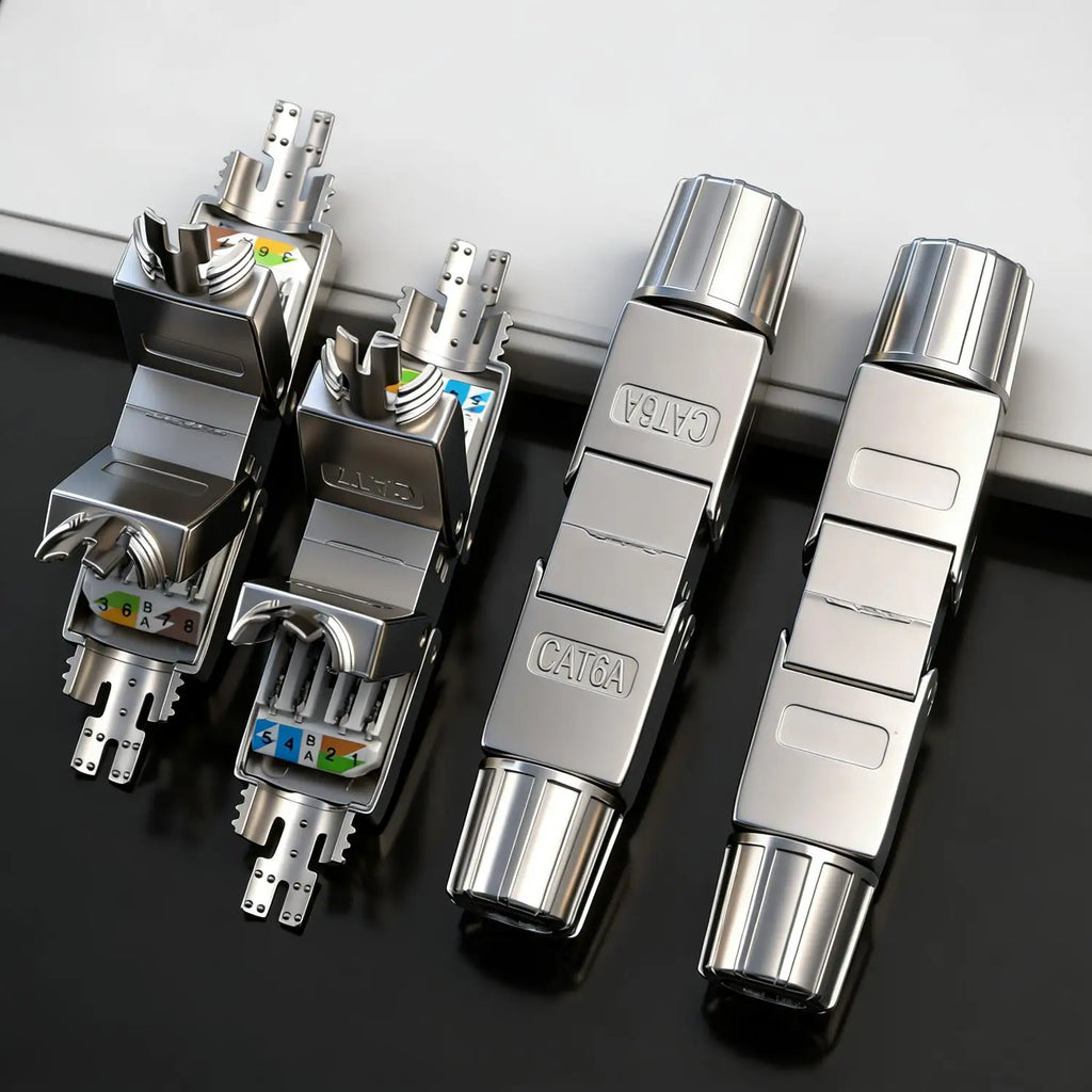 Shielded RJ45 Coupler Connector – CAT6A CAT7 10Gbps