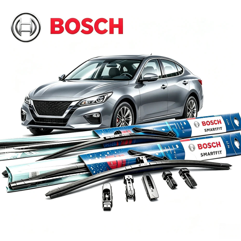 Bosch SMARTFIT Windshield Wiper Blades 14–26 Inch | Quiet Smooth