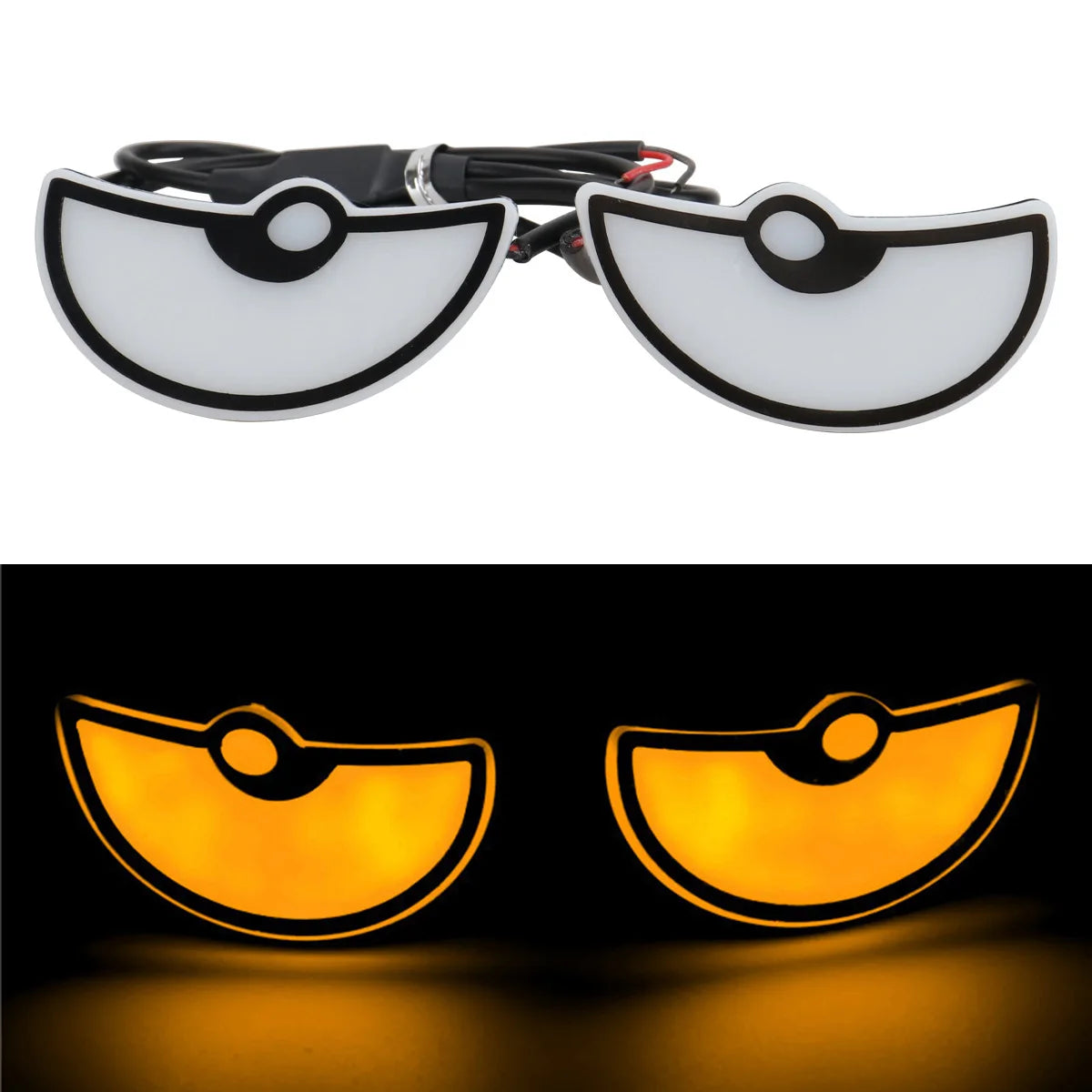 2-Pack LED Demon Eye Headlight Accent Lights – Car & Motorcycle