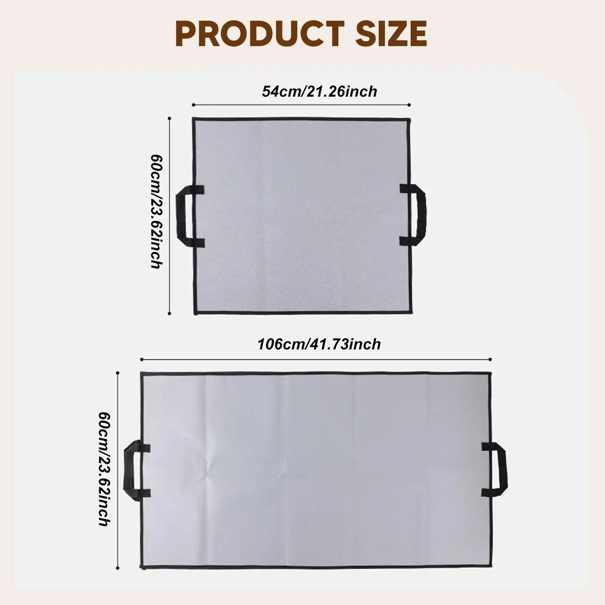Fireproof Grill Mat with Handle – Heat-Resistant Reusable Pad