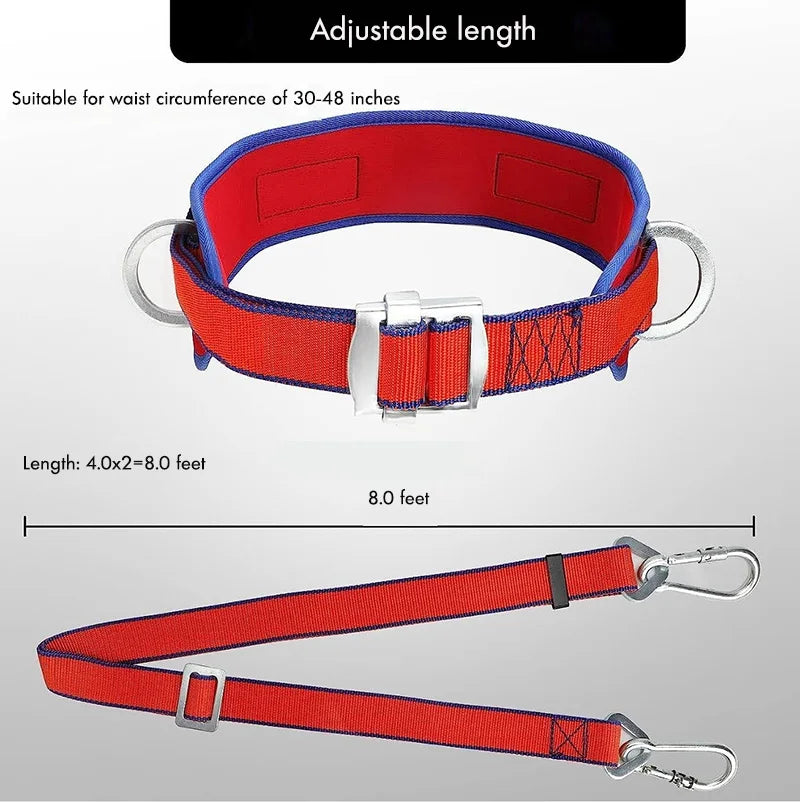 Electrician Safety Harness Belt & Lanyard – Outdoor Work