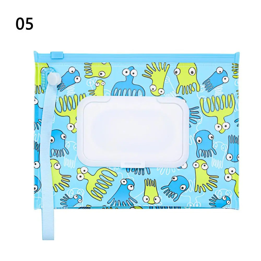 Portable Wet Wipes Bag | Hanging Tissue Case for Stroller