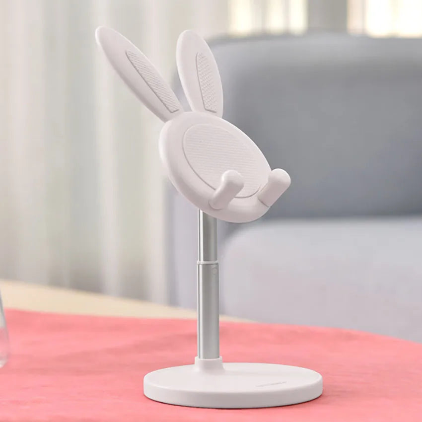 Cartoon Rabbit Adjustable Phone & Tablet Stand | Desk Holder