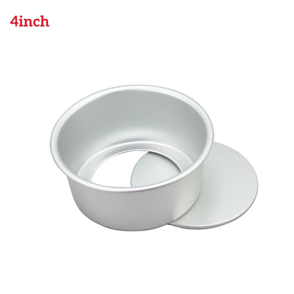 Round Cake Pan Set 4/6/8/10 Inch Hard Anodized Nonstick