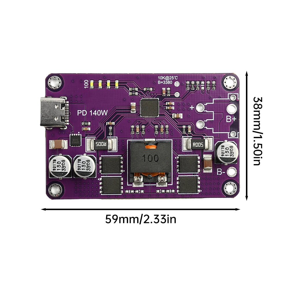 PD3.1 140W Fast Charging Module | 3S–6S Lithium Type-C