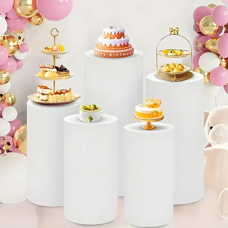Cylinder Stand Elastic Covers | Party & Wedding Décor 3/5 PC