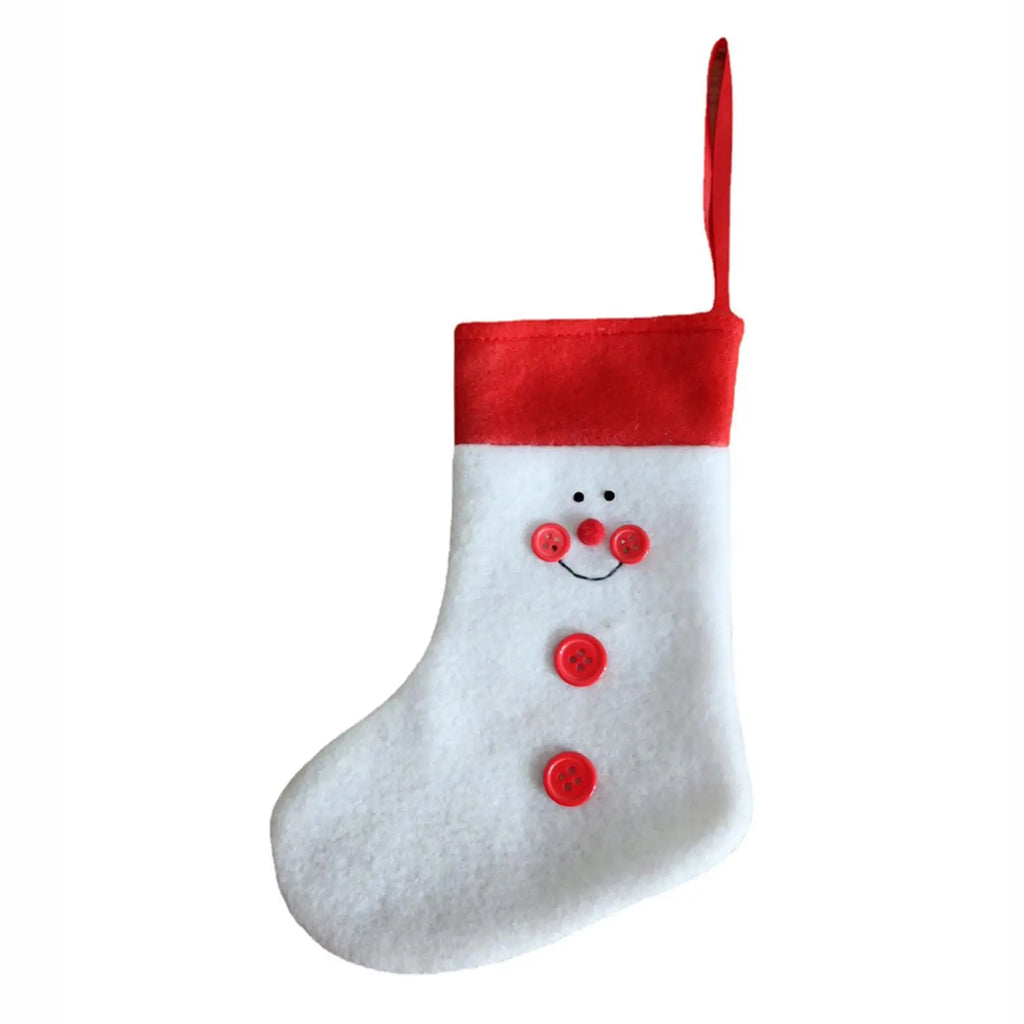 4-Pack Christmas Stockings – Santa Fireplace Hanging Décor