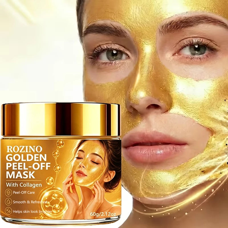 ROZINO Gold Collagen Peel-Off Face Mask 60g – Moisturizing