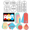 13-Piece Bookmark Carbon Steel Die Cut Set for Scrapbooking