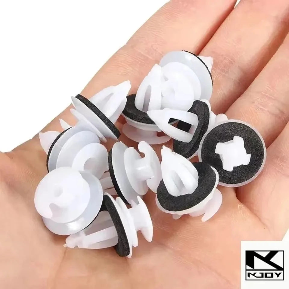 50-Pc Universal Car Panel Clips Bumper Fastener Rivet Set