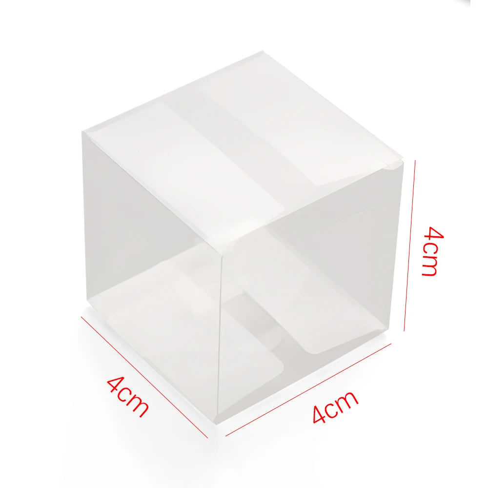 Square Plastic Favor Boxes – Candy & Cookie Gift Boxes 10pk