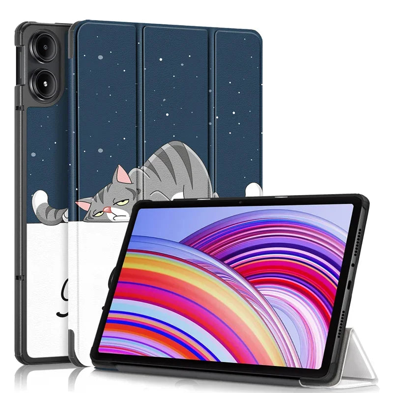Redmi Pad Pro 12.1 PU Leather Folio Case | Poco Pad Cover