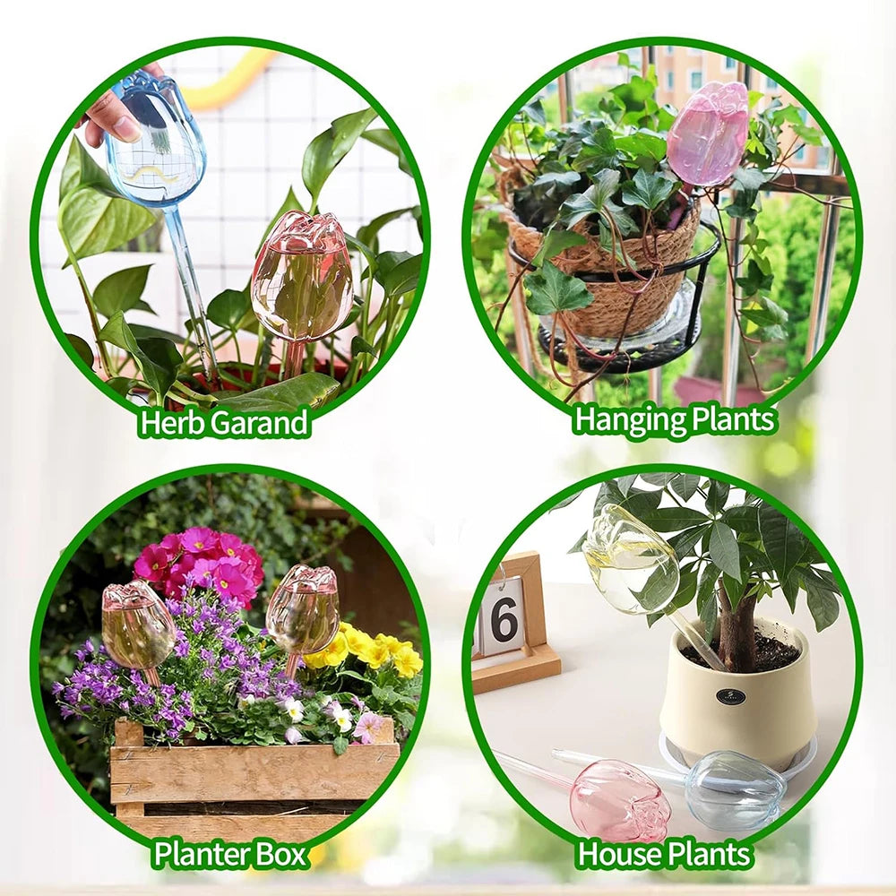 Tulip Self-Watering Planter Inserts 2/4 Pack – Indoor & Outdoor