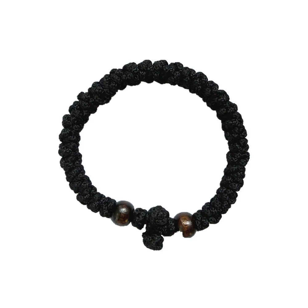 Greek Orthodox Prayer Rope Bracelet – 61 Knot Handmade Adjustable