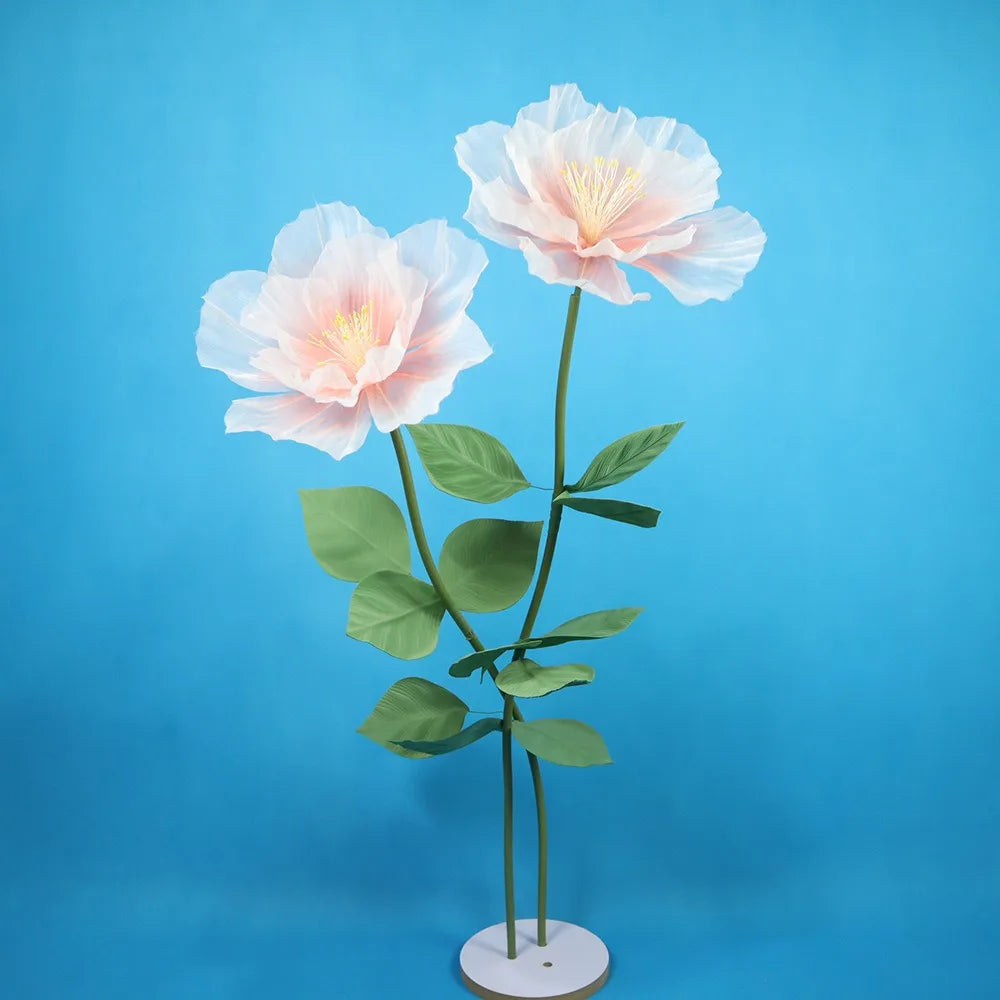 Giant Artificial Peach Blossom Flower Head 30/40/50cm