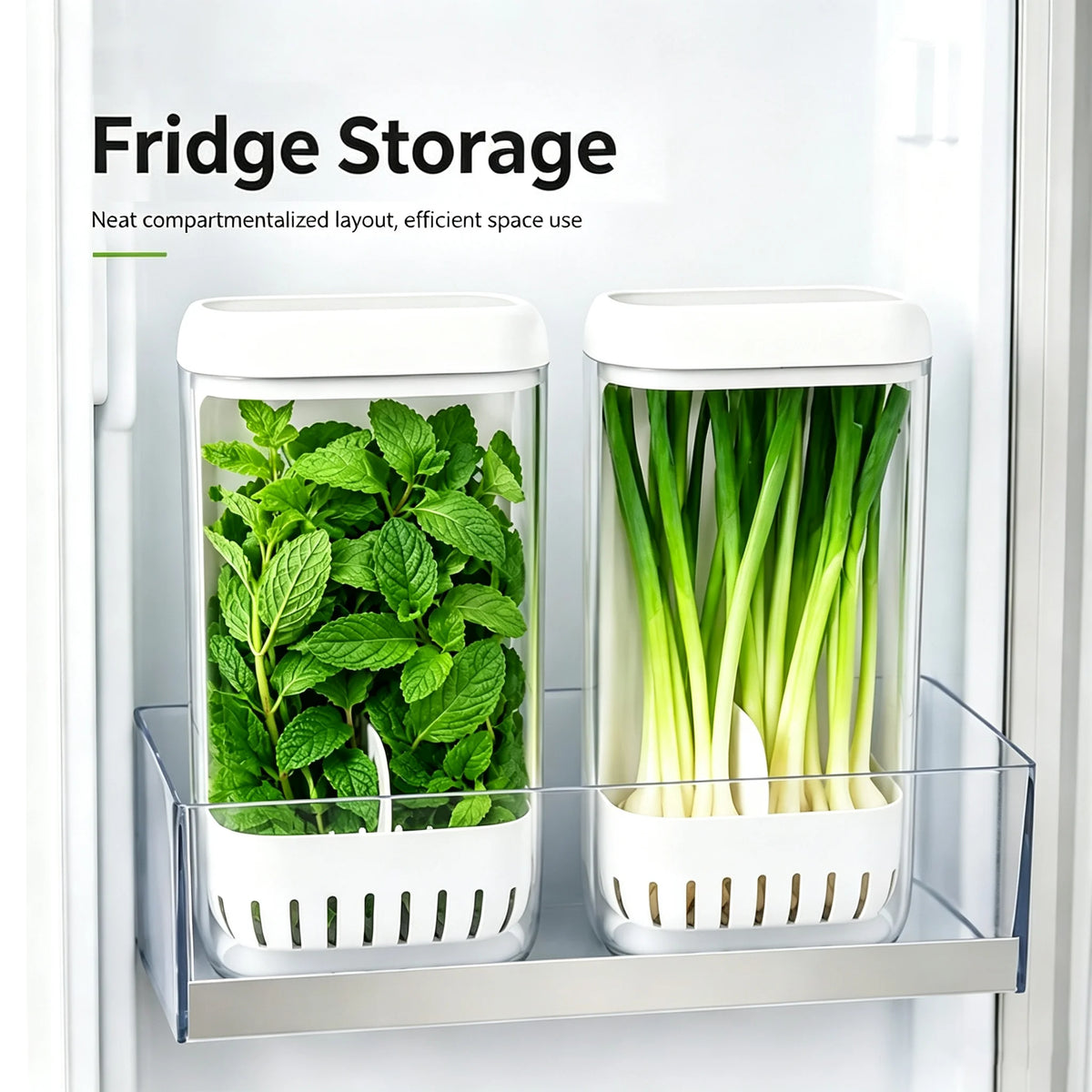 Herb & Vegetable Hydroponic Fresh-Keeping Storage Container